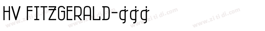 HV FITZGERALD字体转换